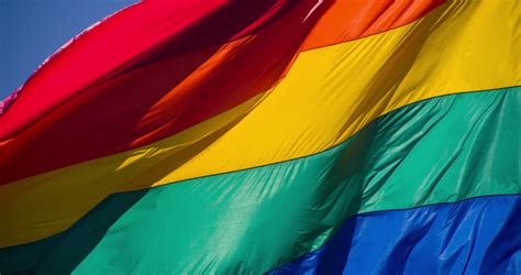 Slow Motion Gay Pride Flag Blowing In The Wind Stock Footage Video 22200781 Shutterstock