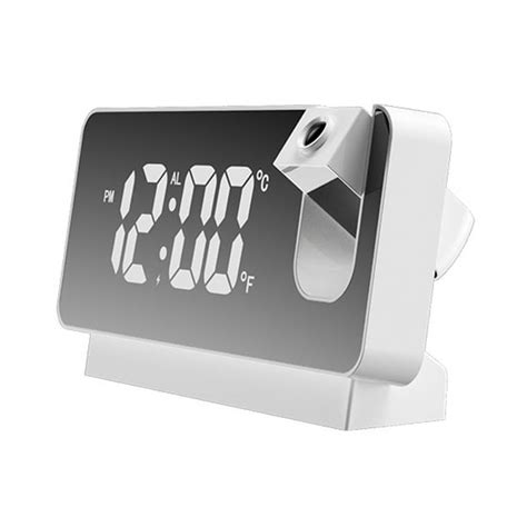 LED Digital Projection Alarm Clock Electronic Alarm Clock with ...