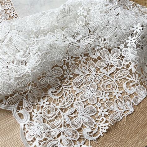 Guipure Flower Forest Embroidered Lace Fabric Women Dress Lace