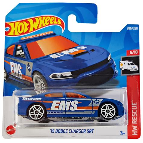 ᐉ Машинка Hot Wheels Mattel Dodge Charger SRT коллекция HW Rescue HCW