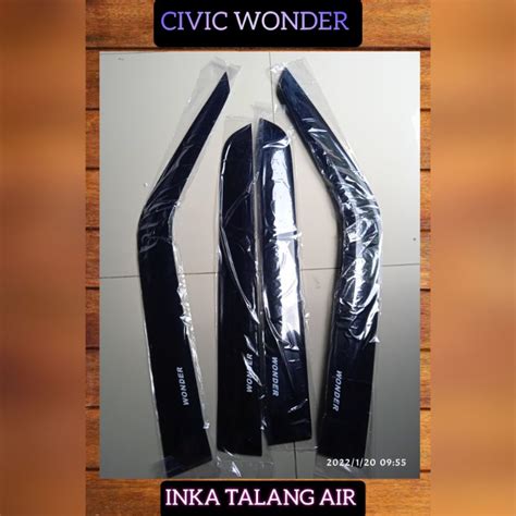 Jual Talang Air Slim Honda Civic Wonder 4 Pintu Shopee Indonesia