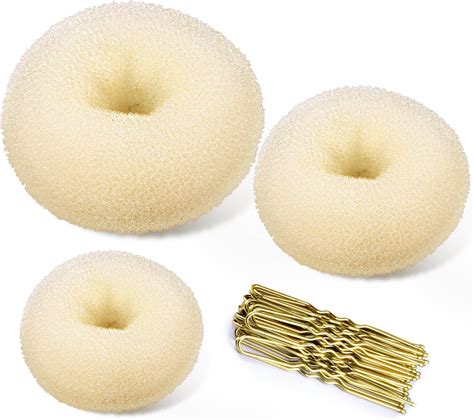 Amazon TsMADDTs Donut Bun Maker Pcs Hair Styler With Bobby Pins Blonde Pcs Doughnuts