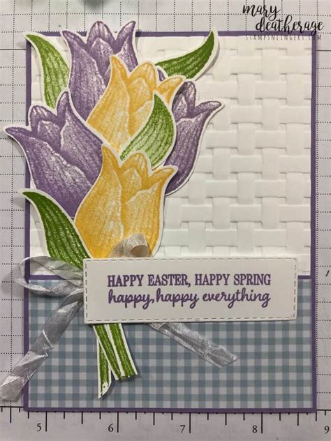 Stampin Up Timeless Tulips Happy Easter Happy Spring Stamps N