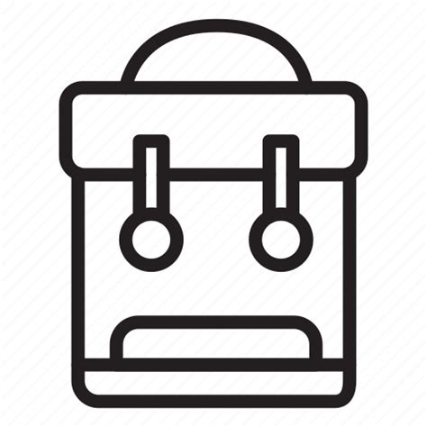 Bags Backpack School Studying Learning Education Study Icon