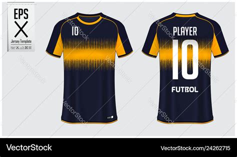 Soccer Jersey Or Football Kit Template Design Vector Image