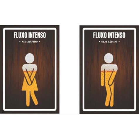 Placas Decorativas Bar Bares Banheiro Fluxo Intenso Seja R Pido Cm X