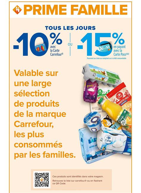 Promo Prime Famille Chez Carrefour Market Icatalogue Fr