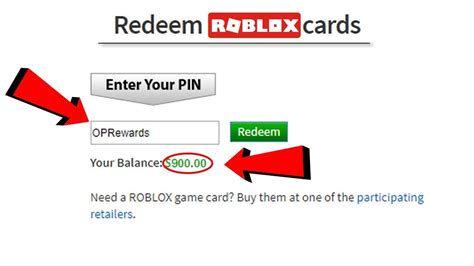 Roblox Pin Code Redeem