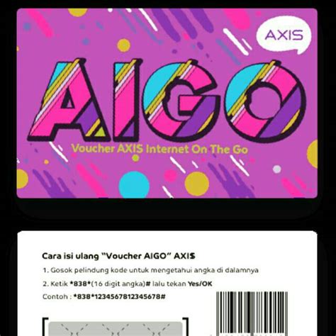 Jual Voucher Axis Aigo Khusus Sumatera Indonesia Shopee Indonesia