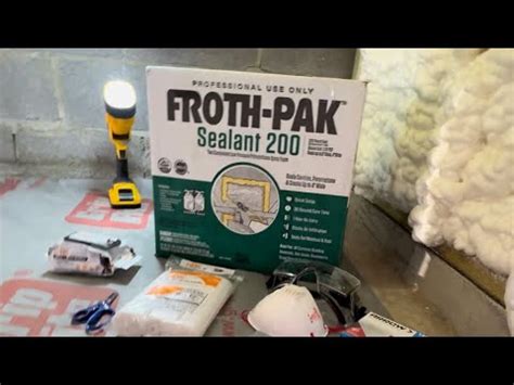 Froth Pack How To Build A SprayFoam False Wall Using A Froth Pack