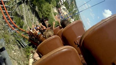 Iron Rattler Back Seat Pivothead Pov Six Flags Fiesta Texas Youtube