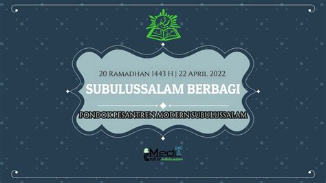 Ramadhan Berkah Subulussalam Berbagi Youtube