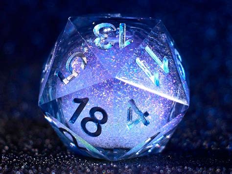 Glittering Galaxy Liquid Core Dice Set For Role Playing Games D Dice