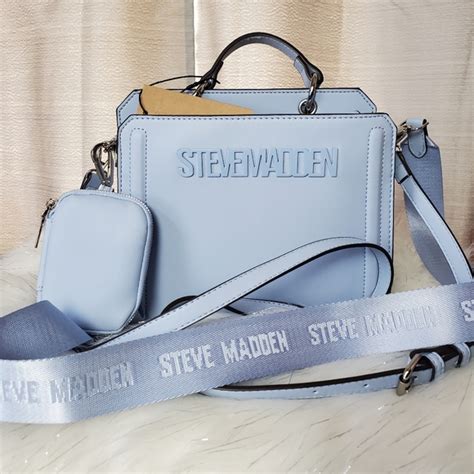 Steve Madden Bags Steve Madden Blue Glaze Bevelyn Crossbody Bag