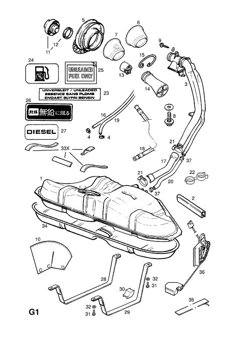 Opel Vectra B Fuel Tank Opel Epc Online Nemigaparts