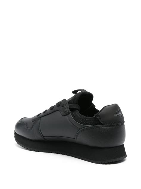 Calvin Klein Jeans Leather Sneakers Black Farfetch