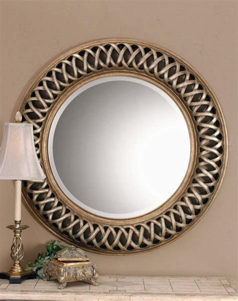 Collection Of Large Round Silver Mirror