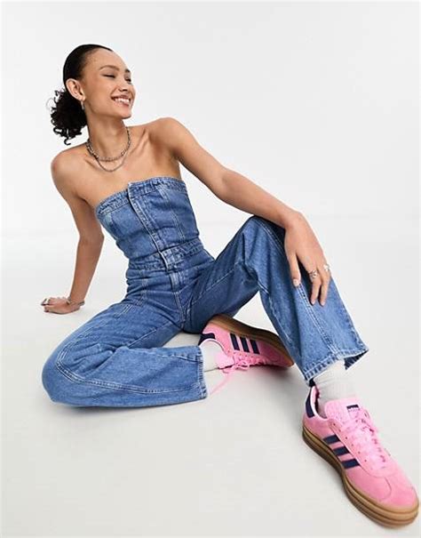 Denim Jumpsuits Playsuits Buksedragter And Overalls Asos