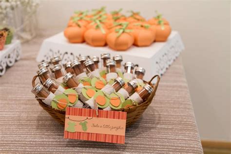 Festive Little Pumpkin Baby Shower - Baby Shower Ideas - Themes - Games