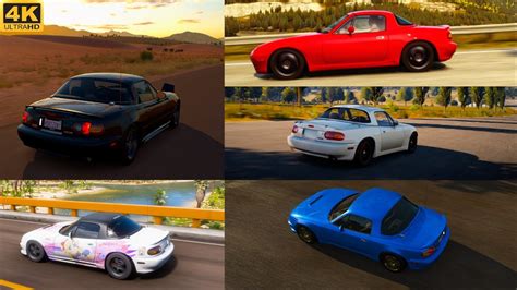 Mazda MX 5 Miata 94 Evolution In Forza Horizon Series Iconic Sports