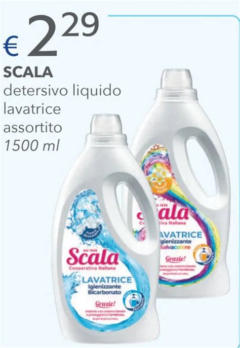 Scala Detersivo Liquido Lavatrice 1500 Ml Offerta Di Acqua Sapone