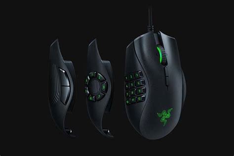 Razer Naga Trinity Chroma Modular Gaming Mouse with 3 Interchangeable ...