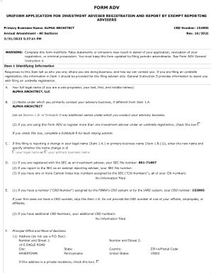 Fillable Online Client Relationship Summaryform Crs Form Adv Part