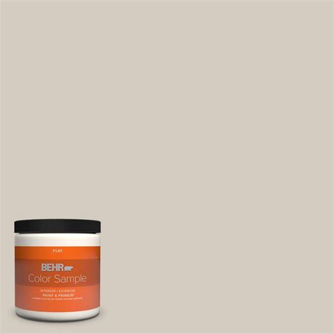 Behr Premium Plus 8 Oz N220 2 Ashen Tan Flat Interiorexterior Paint