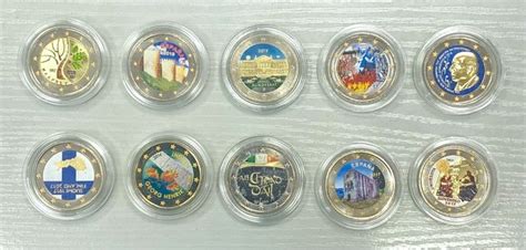 Europa Euro Different Pieces With Color To Catawiki