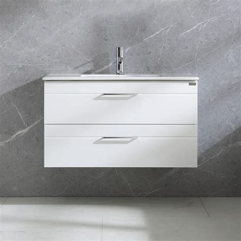 Amazon 30 Floating Bathroom Vanity And Sink Combo Wall Mounted