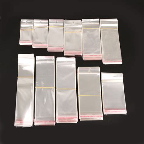 Pcs Transparent Self Adhesive Seal Opp Plastic Cellophane Bags Gifts