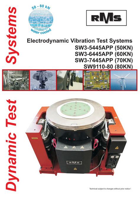 Pdf Electrodynamic Vibration Test Systems Sw App