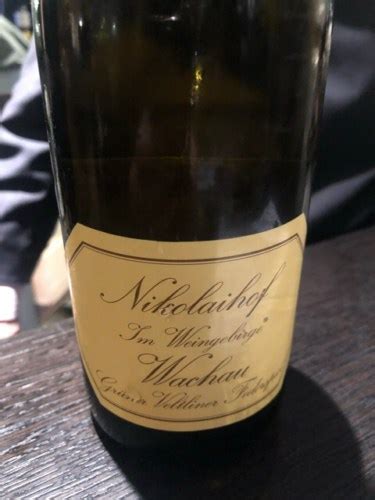 Nikolaihof Im Weingebirge Grüner Veltliner Federspiel Vivino US