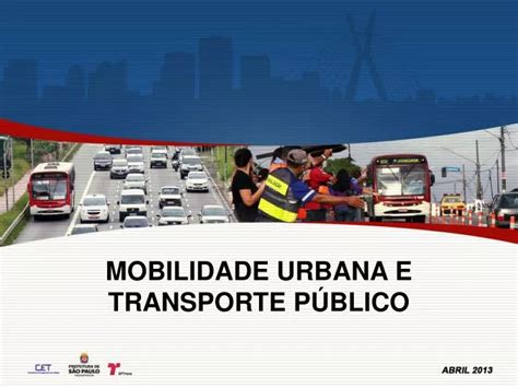 PPT MOBILIDADE URBANA E TRANSPORTE PÚBLICO PowerPoint Presentation