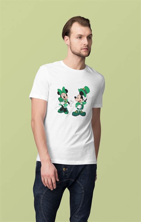 Irish Mickey Mouse And Minnie Mouse St Patricks Day Green Leprechaun