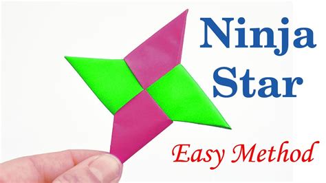 How To Make Paper Ninja Star I Origami Paper Ninja Star Shuriken I