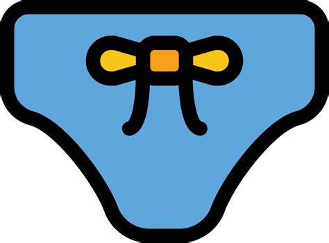 Beach Bikini Clothes Clothing Flat Color Icon Vector Icon Banner Template 18003066 Vector Art At