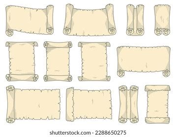 Old Scroll Vector Design Illustration Isolated Stock Vector (Royalty Free) 2288650275 | Shutterstock