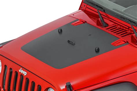 Quadratec 13135 1000 Premium Vinyl Hood Blackout Decal For 07 18 Jeep