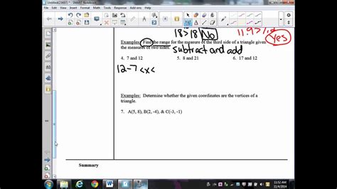 5 6 The Triangle Inequality Youtube