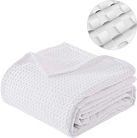 Phf 100 Organic Cotton Waffle Weave Blanket King Size 108