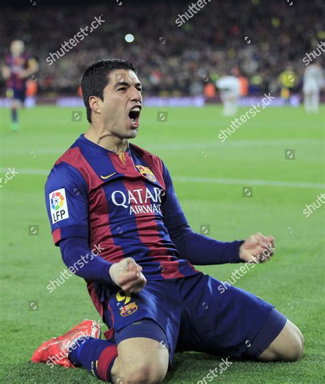 Fc Barcelonas Uruguayan Striker Luis Suarez Editorial Stock Photo