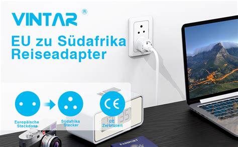 Vintar Pc Deutschland Nach S Dafrika Reiseadapter S Dafrika Outlet