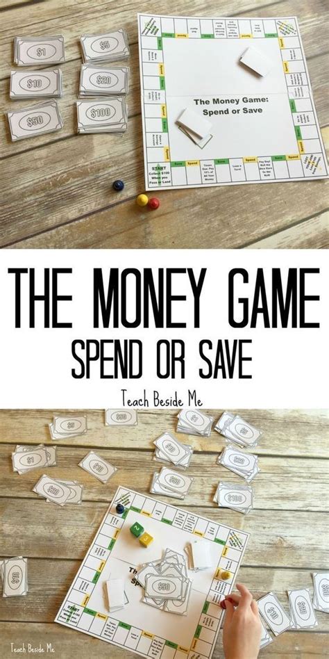 Teaching Money To Kids The Money Game Money Games Teaching Money