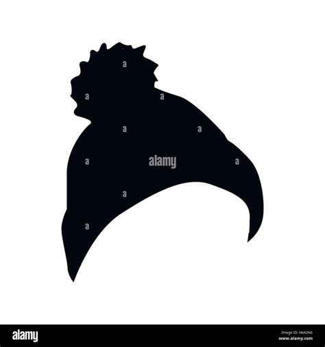 Hat black silhouette Stock Vector Image & Art - Alamy