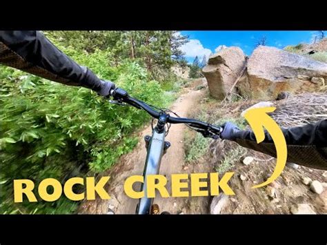 Middle Section Of Lower Rock Creek Trail California Mountain Biking