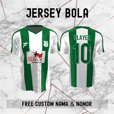 Jual Jersey Psms Medan Klub Bola Baju Kaos Custom Nama Dan Nomor