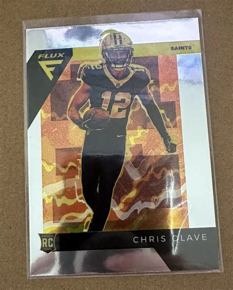 Panini Chronicles Flux Rookies Chris Olave Rc Ebay