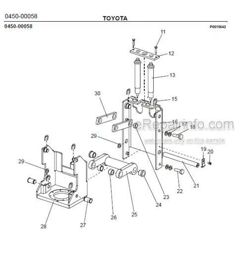 Toyota Sm Sm Spare Parts Catalogue Powered Pallet Stacker