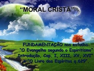 Moral cristã e caridade PPT